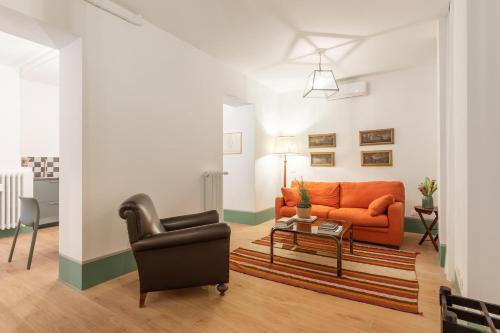 Zona de estar de Popolo Charming Apartment