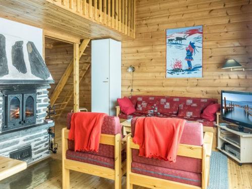 Χώρος καθιστικού στο Holiday Home Salmelan kartano p 7 b by Interhome