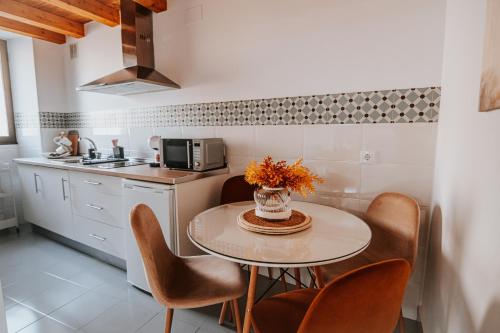 Kuchyň nebo kuchyňský kout v ubytování Apartamentos Turaca