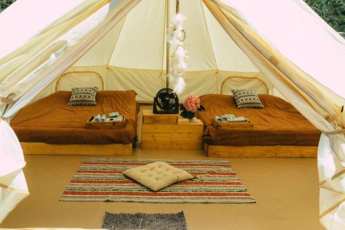Ruang duduk di Inthanon Mountain Camp