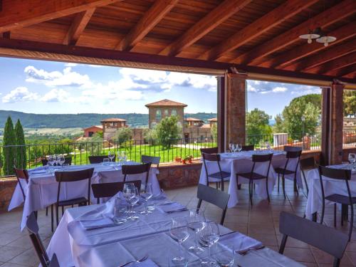 Restaurace v ubytování Pian Dei Mucini Resort