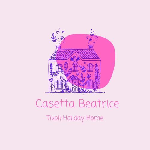 eine Vektorillustration des Ferienhauses aecoria beirut in der Unterkunft Casetta Beatrice Tivoli Holiday Home in Tivoli