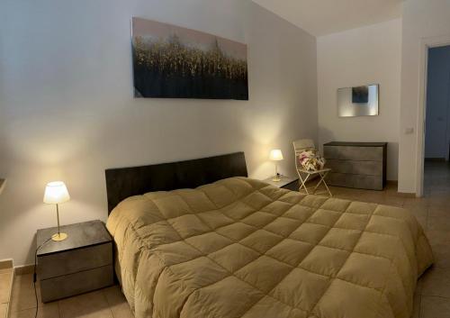 Posteľ alebo postele v izbe v ubytovaní Casa vacanze via Rasiglia