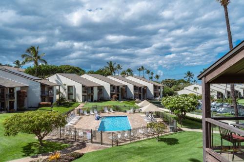 an exterior view of a resort with a swimming pool at 337 Hale Kamaole in Wailea
