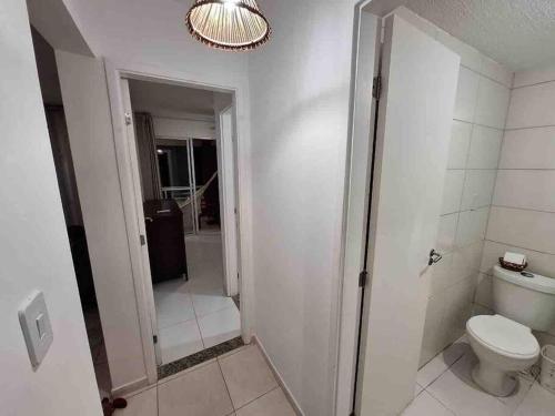 Koupelna v ubytování Guarajuba - apartamento 2 quartos com suíte e piscina raia olímpica
