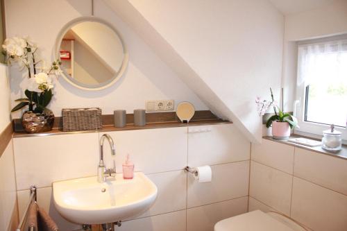 Kúpeľňa v ubytovaní Ferienwohnung Im Morgenbachtal