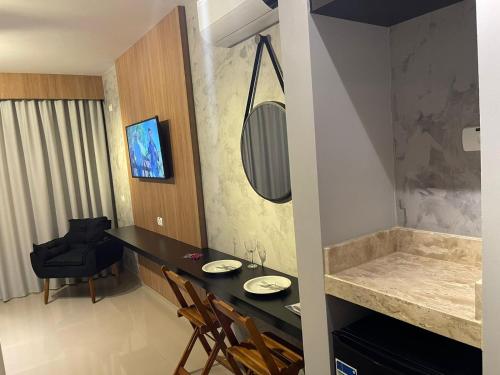 Ένα μπάνιο στο DR Hotel Rio Branco do Sul