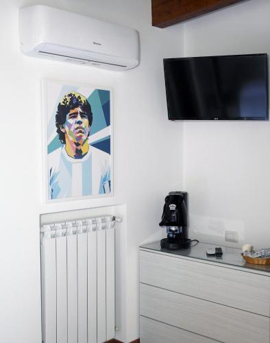 Μια τηλεόραση ή/και κέντρο ψυχαγωγίας στο Ribo Apartments
