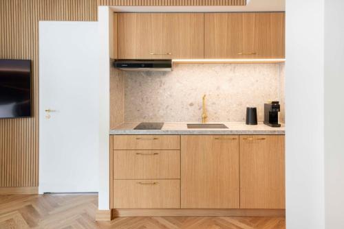 Dapur atau dapur kecil di Hilton Berlin