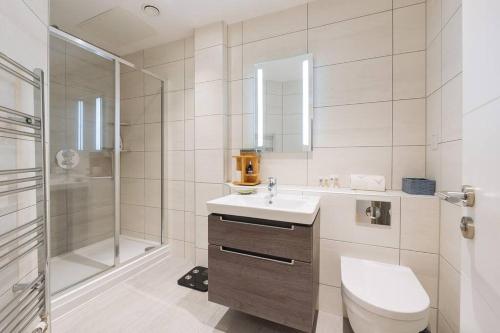 Koupelna v ubytování Cosy 2 bed flat in central Bristol on river Avon