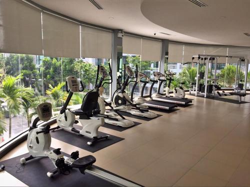 Fitness centrum a/nebo fitness zařízení v ubytování Dusit Park by NK