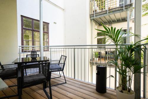 Bright & Airy Apartment with Balcony near City Center