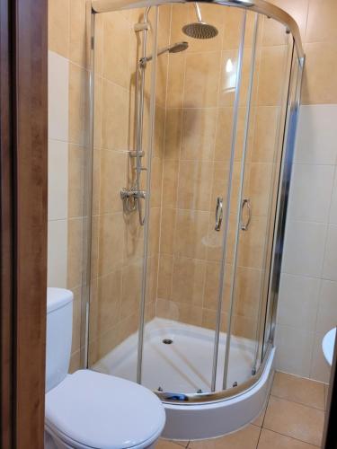 Koupelna v ubytování Gościniec Pokoje Noclegowe Drawsko Pomorskie