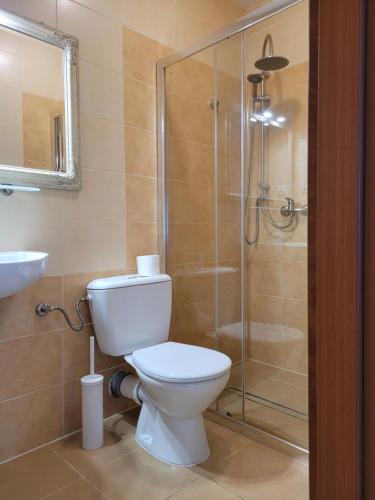 Koupelna v ubytování Gościniec Pokoje Noclegowe Drawsko Pomorskie