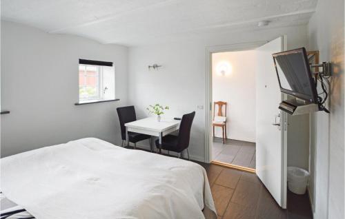 Et tv og/eller underholdning på 1 Bedroom Stunning Apartment In Ribe