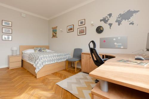 Krevet ili kreveti u jedinici u objektu Beautiful & Spacious Apartament by Renters