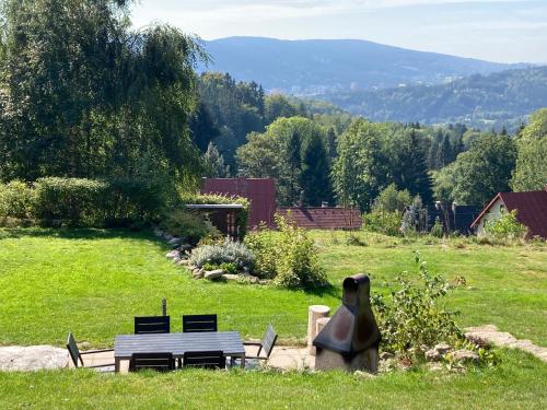 Naturlandschaft in der Nähe des Chalets