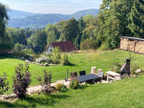 Naturlandschaft in der Nähe des Chalets