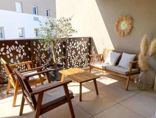 Fotografie z fotogalerie ubytování Appartement terrasse proche Centre v Montpellier