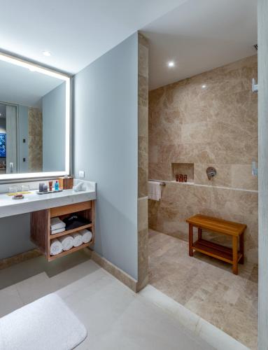 Un baño de Conrad Punta de Mita