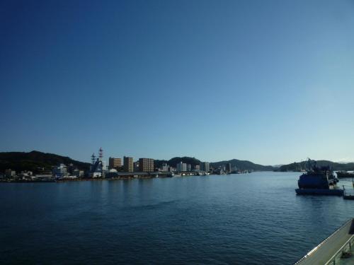 a large body of water with a city in the background at Seaside Hostel Light House - Vacation STAY 82336v in Onomichi