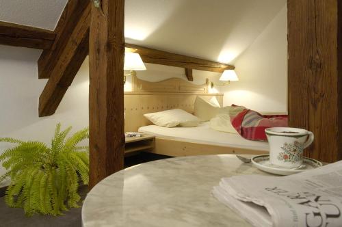 Voodi või voodid majutusasutuse Landgasthof zum Adler toas