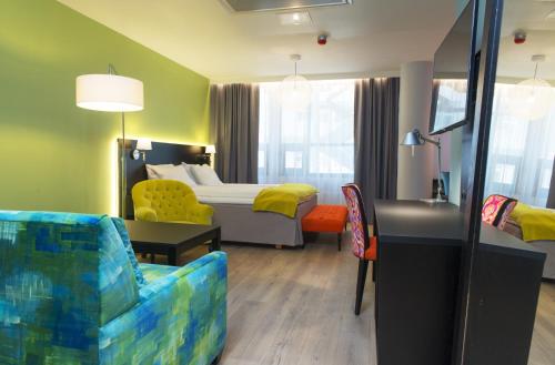 Postel nebo postele na pokoji v ubytování Thon Hotel Vika Atrium