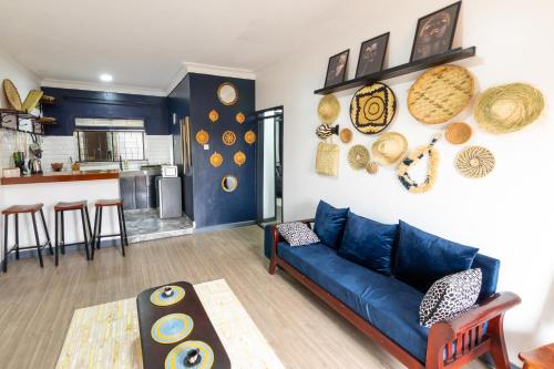 Dapur atau dapur kecil di Oasis Villa Home Kampala