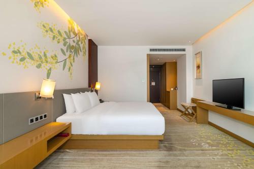 TV o dispositivi per l'intrattenimento presso Hilton Garden Inn Foshan