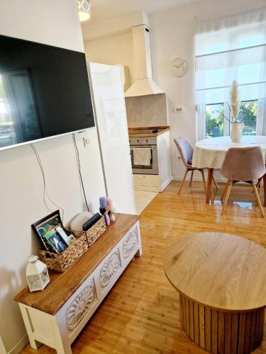 Η κουζίνα ή μικρή κουζίνα στο Apartman River Breeze