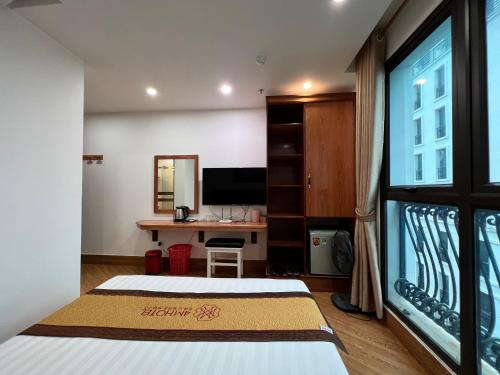 KEZAN Hotelにあるテレビまたはエンターテインメントセンター
