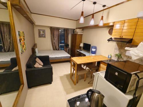 Η κουζίνα ή μικρή κουζίνα στο Best inn CEBU Avida Riala Tower 2 Room620