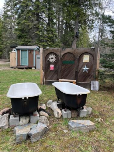 Zahrada ubytování Elysium Woods Yurt