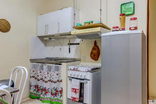 Dapur atau dapur kecil di Pousada Galeão Itacaré