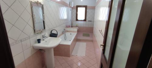 Koupelna v ubytování Casa Papa affitti brevi