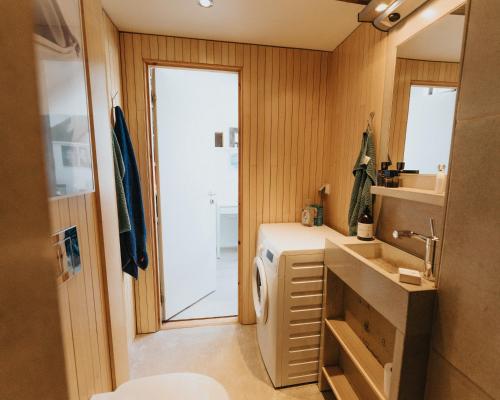 Et bad på Cozy Apartment in Central Oslo - Serene & Exclusive Majorstuen