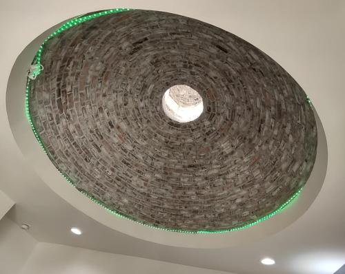 a ceiling with a round object in a room at *3BR/2 KING Suites/3.5 BATH Rooftop w/Ocean Views in Puerto Peñasco