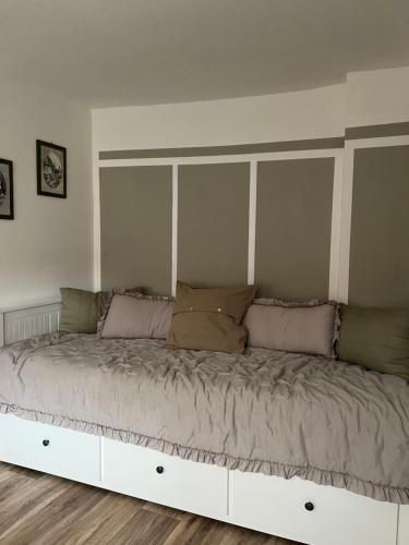 Postel nebo postele na pokoji v ubytování Haus FÜHLDICHWOHL
