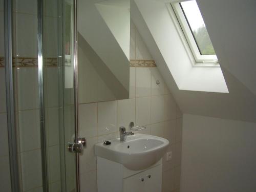 A bathroom at Privat Mikyska