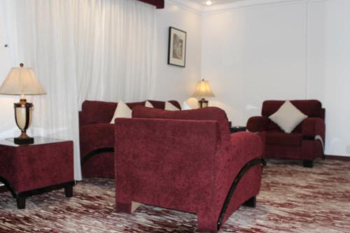 Posezení v ubytování Carawan Al Khaleej Hotel Olaya
