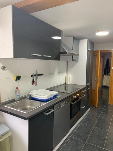 Dapur atau dapur kecil di MyCha2 Ferienhaus