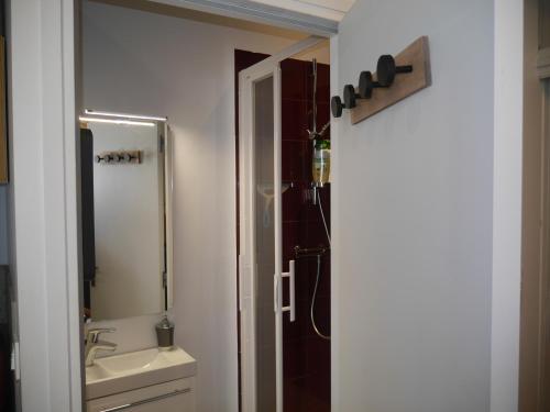 Ένα μπάνιο στο L'HORLOGE Studio au cœur de Rennes !