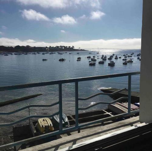 Appartement 3p 70m2, vue mer, plage et port de Lomener