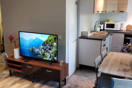 TV a/nebo společenská místnost v ubytování Spacious & cozy apartment