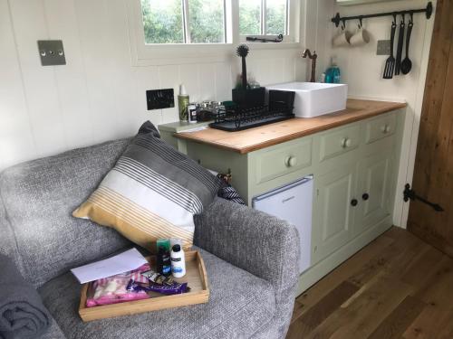 Dapur atau dapur kecil di Hexhamshire Shepherd Hut