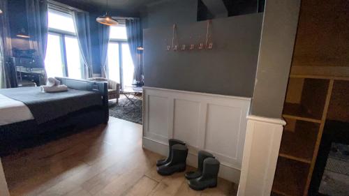 The Clarendon Hotelにあるベッド