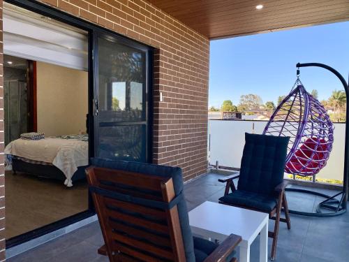 Ένα ή περισσότερα κρεβάτια σε δωμάτιο στο Penshurst Guest House