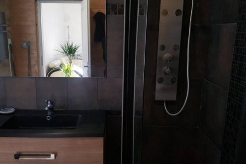 Koupelna v ubytování Logement entier: appartement.