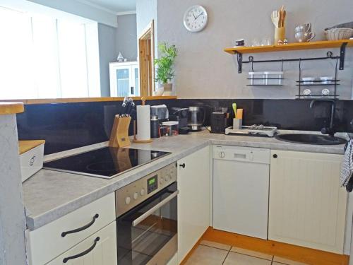 Dapur atau dapur kecil di Ferienwohnung Penthuus