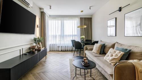 Posedenie v ubytovaní Baltic Premium Apartment z klimatyzacją ZASPA VVITA